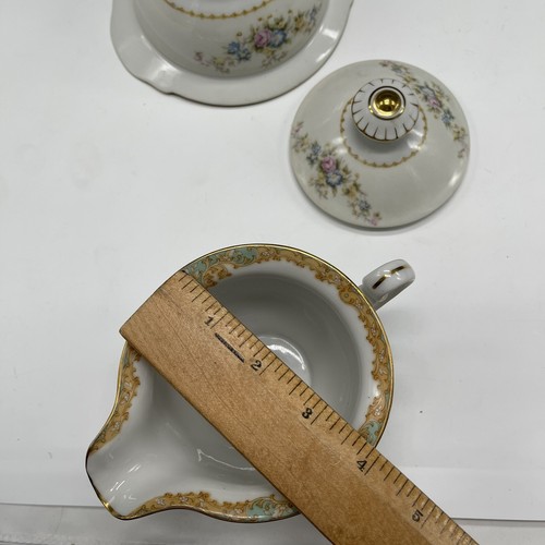 Crema y azúcar Damars YM Tajimi OCUPADA Japón Años 40 - Imagen 10 de 13