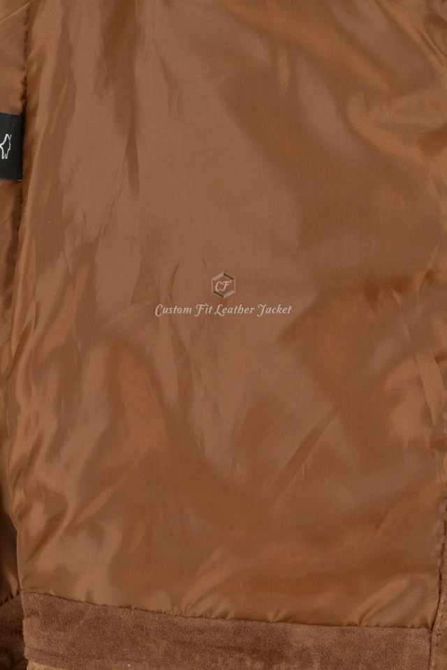 Women Western Fringes Leather Jacket Tan Classic Fringe Real Suede Jacket 5937 - Image 4 of 4