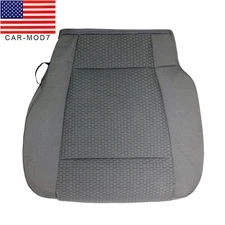 Fits For 2015-2020 Ford F-150 F150 XLT Driver Bottom Cloth Seat Cover Gray