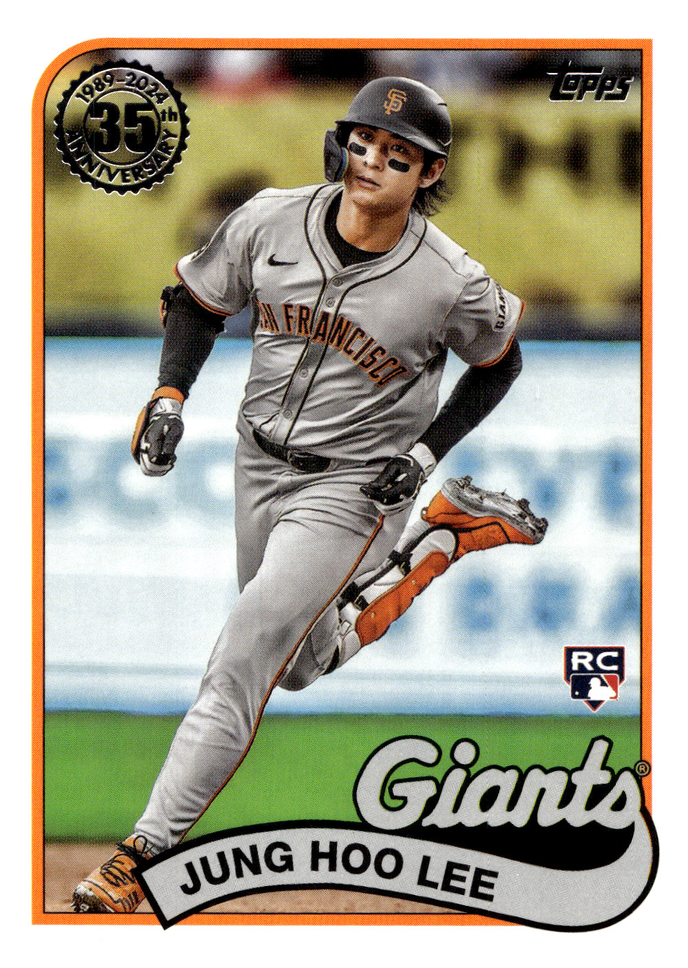 2024 Topps Update Series - 1989 Topps Baseball Jung-Hoo Lee #89US-28 (RC) Giants