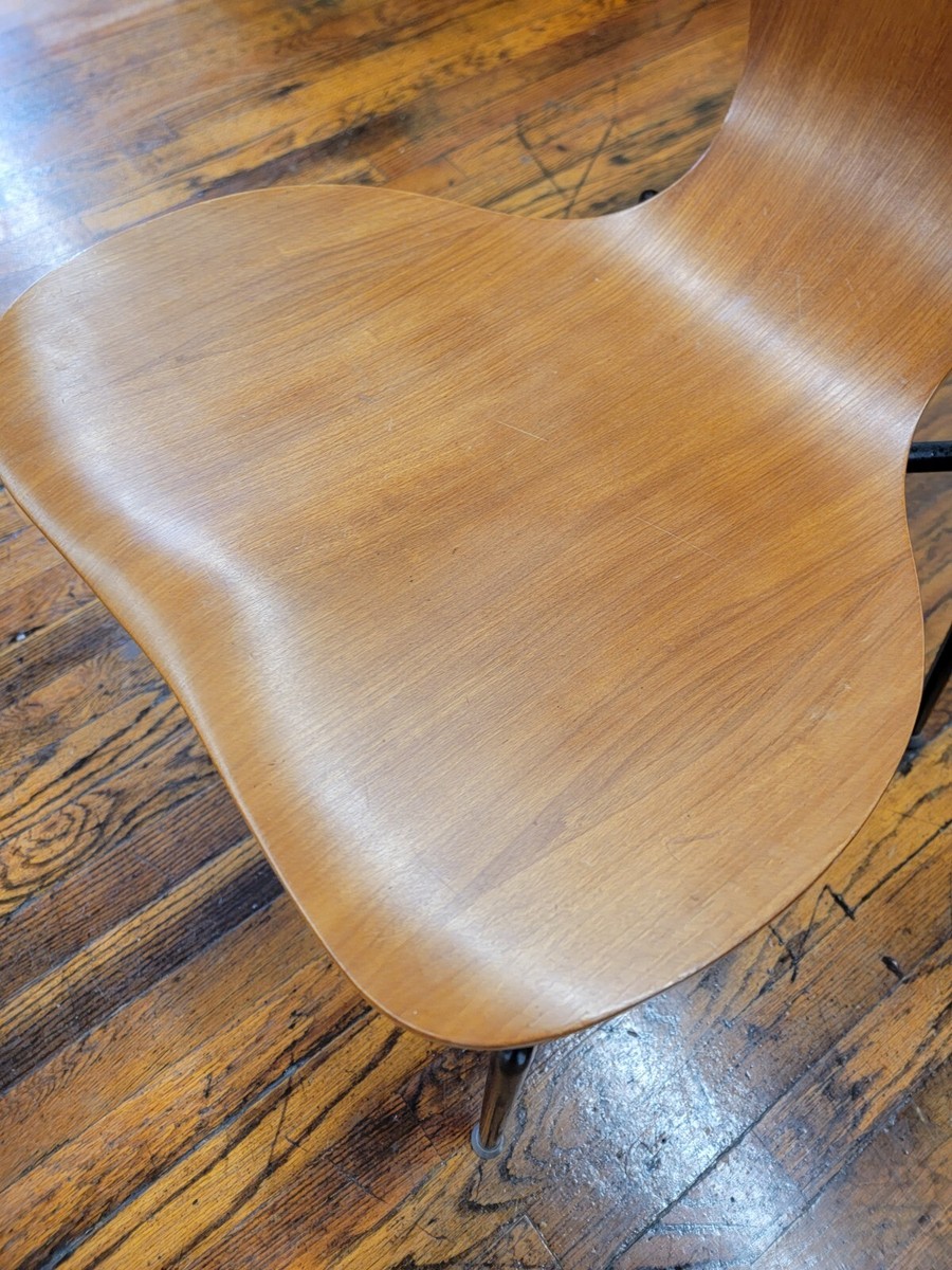 Vintage Danish Modern JOFA curved Wooden Chair Teak Herbert Vintage Danish Modern JOFA curved Wooden Chair Teak Herbert