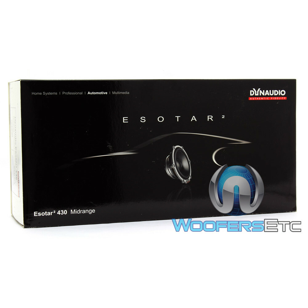 DYNAUDIO ESOTAR 2 E430 3.5" 150W RMS 4 OHM AUDIOPHILE MIDRANGE SPEAKERS