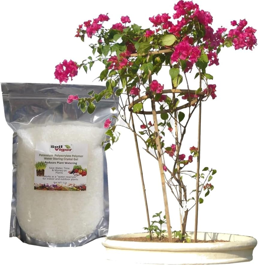Long-Lasting Potassium Polyacrylate for Gardens – 5-Year Soil Retention  