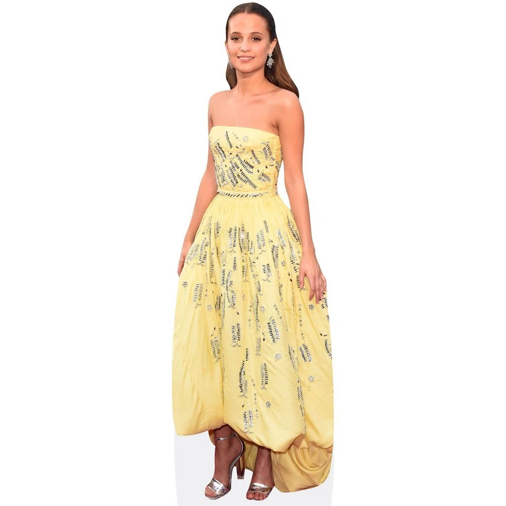 Alicia vikander top yellow dress