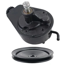 BBC SBC Black Power Steering Pump w/ Single Groove Pulley for Chevy Buick GMC