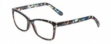 Prive Revaux Julie Cat Eye Reading Glasses in Sapphire Blue Yellow Tortoise 50mm