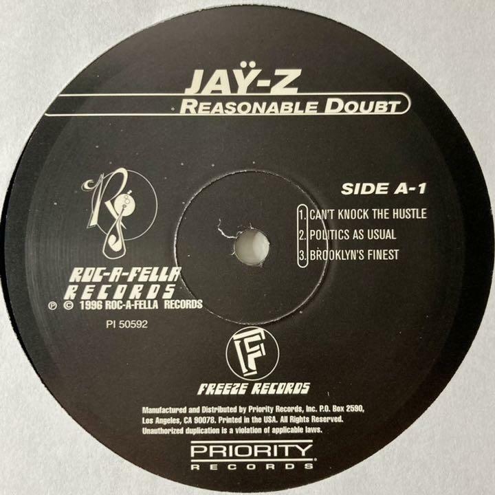 JAY-Z / Reasonable Doubt 1996 US Original 2LP Mary J. Blige JAY-Z / Reasonable Doubt 1996 US Original 2LP Mary J. Blige