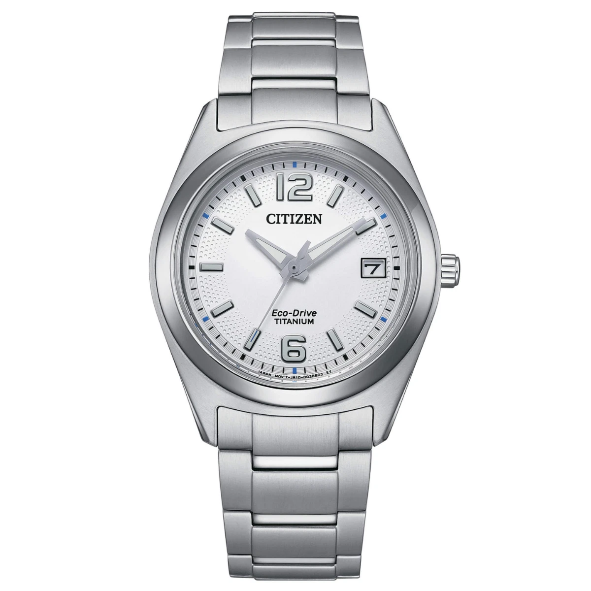 Citizen Watch Eco Drive Woman Super Titanium Lady 34mm White Dial