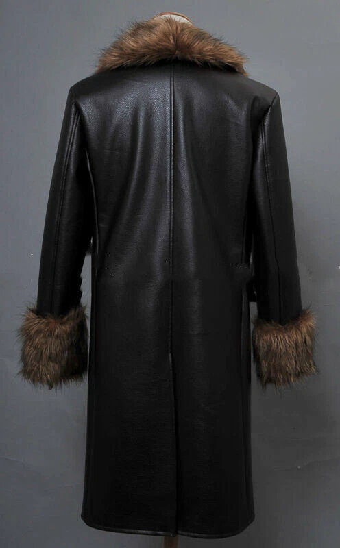 Batman Arkham Origins Pingüino Plisado Cuello Piel Abrigo Juegos con disfraces Disfraz Halloween Foto 3 de 4