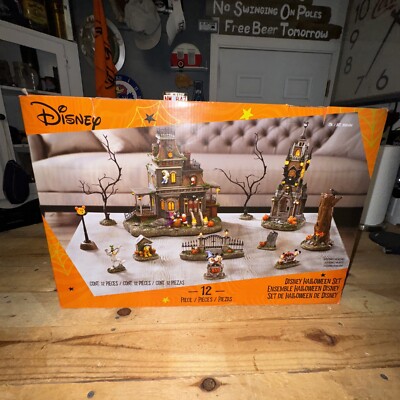 2023 Costco Disney Halloween Village Haunted House 12 pcs