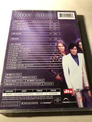 ミュージック DVD Roxy Music Special Edition EP (2003) DVD NEW Sealed & DVD Jukebox
