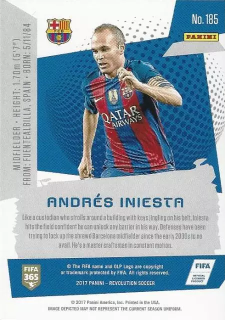 2017 Panini Revolution Soccer - Base Common Cards - FC Barcelona