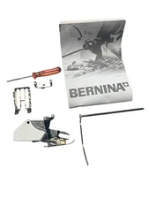 Genuine Bernina Two  2-Sole Walking Foot w/ Seam Guide-  W/ Manual