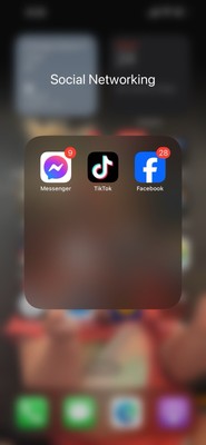 iPhone 13 Pro Max With TikTok App 