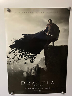 Filmposter * Kinoplakat * A1 * Dracula - Untold * 2014 * Teaser * gerollt
