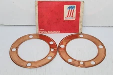 2 NEW Harley 1966-84 FL FX FLH FXE Shovelhead Copper Gaskets 16770-66 NEW