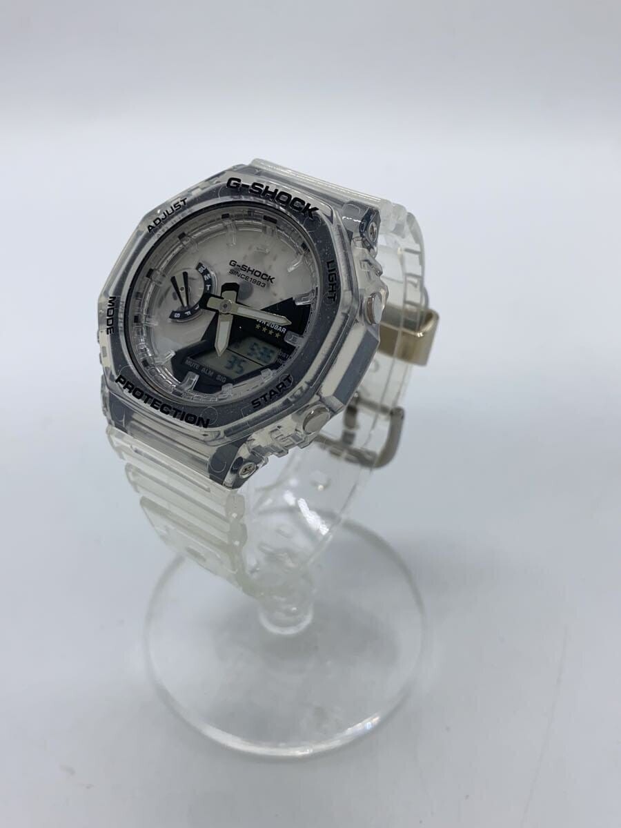CASIO G-SHOCK GMA-S2140RX-7AJR White/Clear Resin Quartz Digital