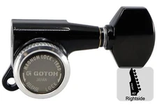 GOTOH SG381-07-MGT Locking Tuners w/ Small Knobs - Black - 7R