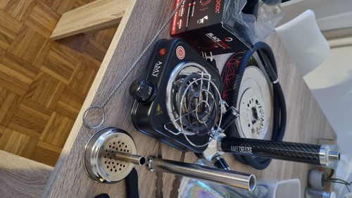 shisha komplettset + Amy Deluxe Hot Turbo - Elektrischer Kohleanzünder - Bild 8 von 16