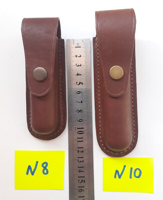 LEATHER CASE for OPINEL KNIFE #8 and #10. Handmade.