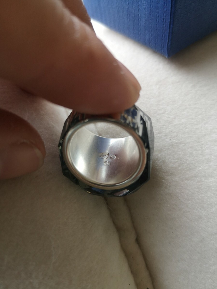 SWAROVSKI　Nirvana　gray　55 リング Swarovski Nirvana Ring Grey Gold-Tone Finish – Watches