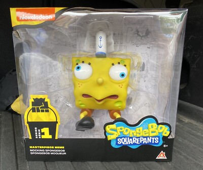 SPONGEBOB Squarepants Masterpiece Meme Series 1 Mocking Spongebob Vinyl NEW RARE