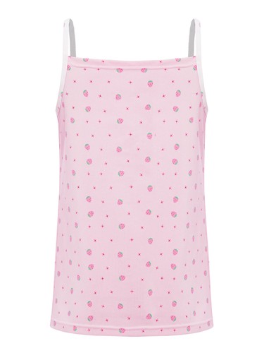 Girls Basic Camisole Vest Spaghetti Straps Tank Tops Sport Dance Undershirts - Picture 54 of 73