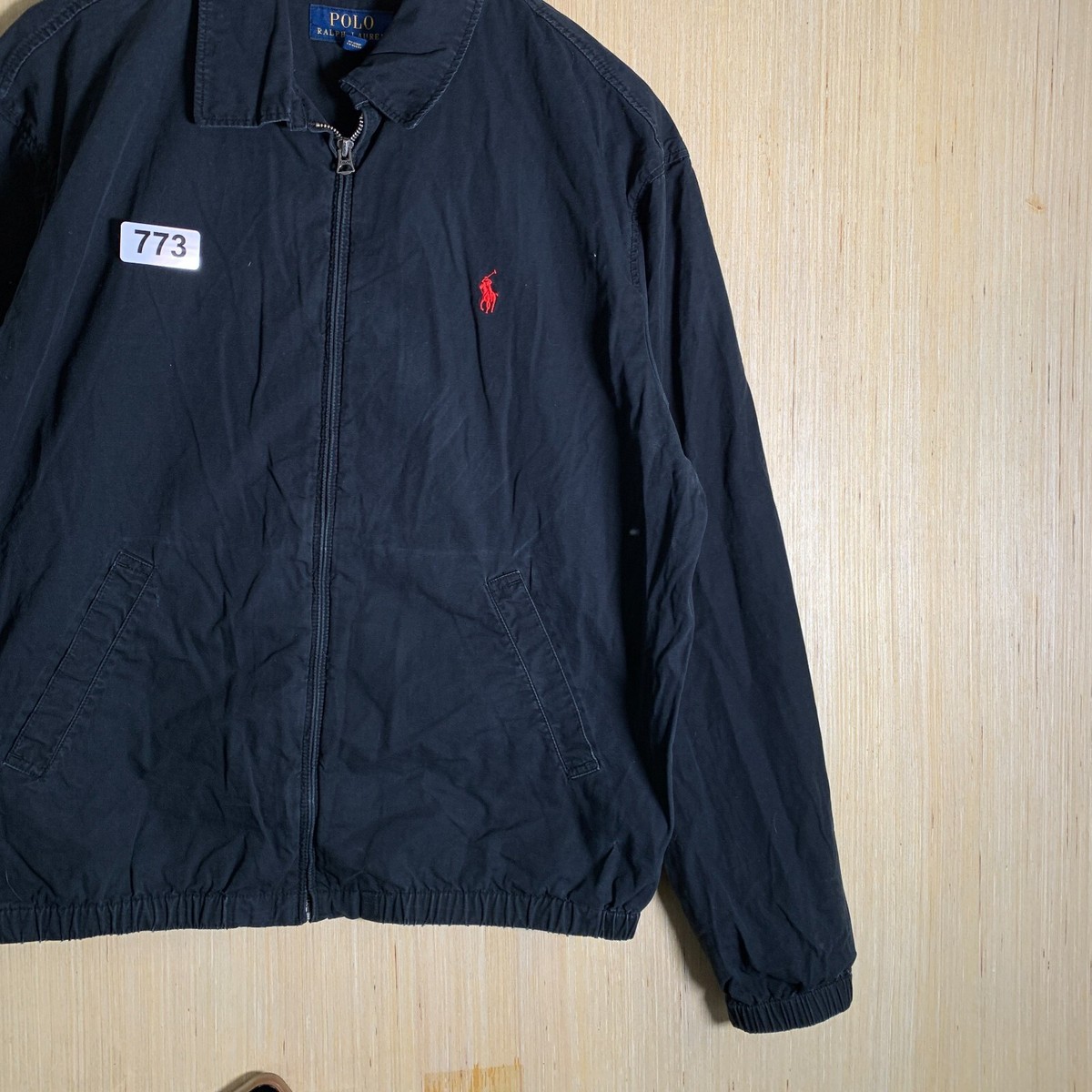 Polo Ralph Lauren Jacket Adult Size Large Black Long Sleeve