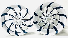 GSXR 330 WHITE & CUSTOM BLUE TORNADO WHEELS 09-20 SUZUKI GSXR 1000