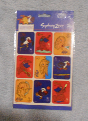 #E. THREE(3)  SHEETS OF  SYDNEY 2000 OLYMPIC GAMES STICKERS