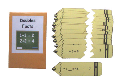 Teacher Depot Math Center Addition Activity Resource Game Doubles Facts ...