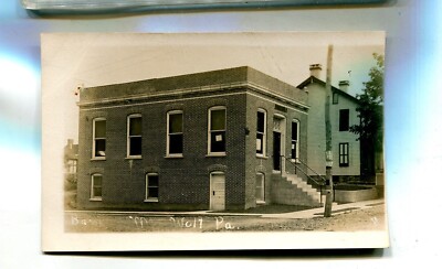 WOLT PENNSYLVANIA NATIONAL BANK REAL PHOTO POSTCARD 2456R