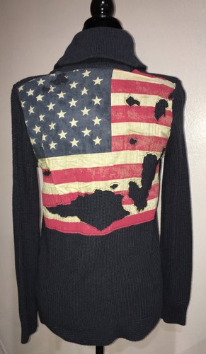 Supply Flag Knit Cardigan Sweater | eBay