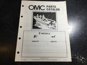 Catalogue OMC Evinrude Johnson – Pièces Moteurs Hors-bord 2CV – Modèles 1980