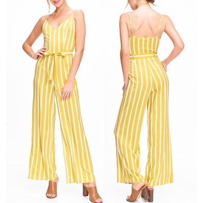 forever 21 striped jumpsuit