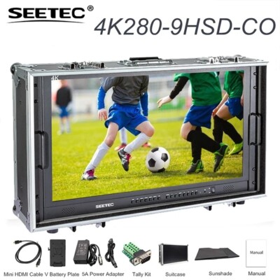 SEETEC 4K280-9HSD-CO 28'' 4K Director Monitor Carry-On Director Monitor 4x HDMI