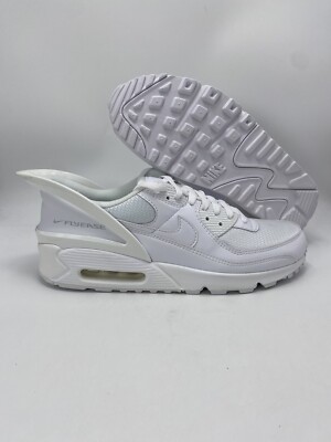 公式正規品!★NIKE AIR MAX 90 FLYEASE TRIPLE WHITE Nike Air Max 90 Flyease Triple White Sneakers CU0814 102