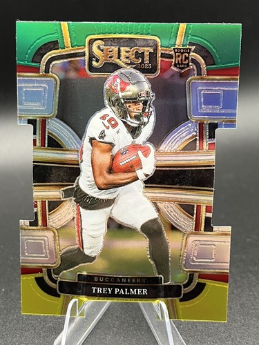 2023 PANINI SELECT FOOTBALL Trey Palmer RC #94 GREEN & YELLOW DIE CUT