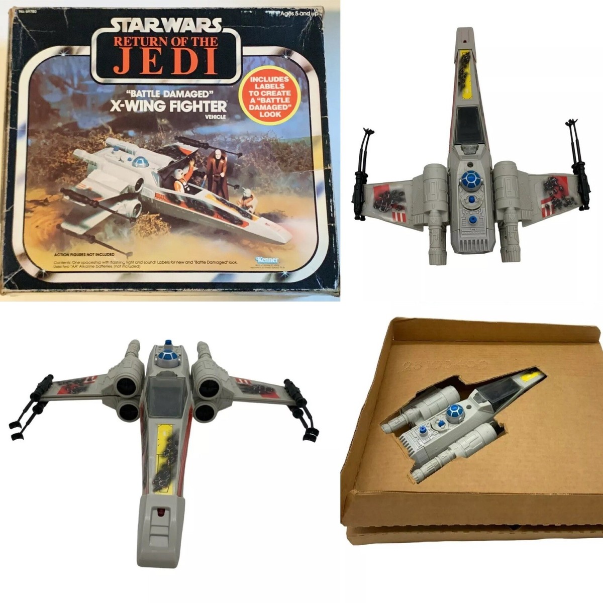 Vintage Return of the Jedi X-WING Battle Damaged Kenner Vintage Return of the Jedi X-WING Battle Damaged Kenner