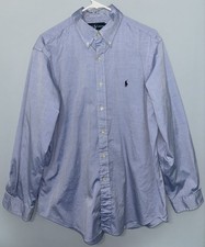 Ralph Lauren Men's Classic Fit Long Sleeve Button Down Shirt 16-1/2 Large 34/35