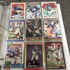 Thurman Thomas NFL ⭐️ HOF RB 9 Card Lot - Buffalo Bills