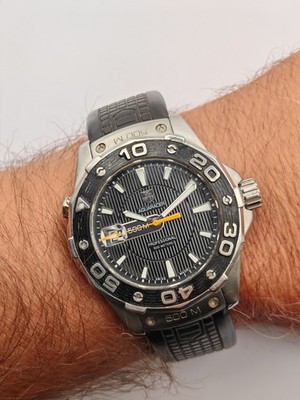 TAG Heuer Aquaracer Men's Black Watch - WAJ1110 Mens Watch 43mm