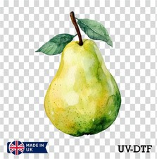 Pear Fruit UV DTF Sticker - Glass Laptop Tumbler Cup ls376