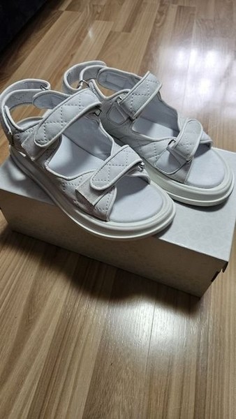 Women Heels White Leather 37 #NR0C