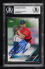 BAS 2016 Topps Pro Debut Mike Soroka Michael Soroka #122 BGS Authentic Auto ow6