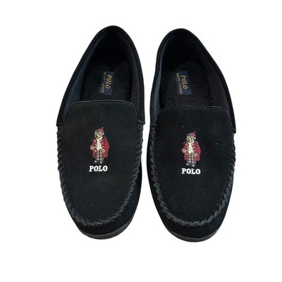 Polo Ralph Lauren Brenan Polo Bear Moccasin Slippers Men display picture 2
