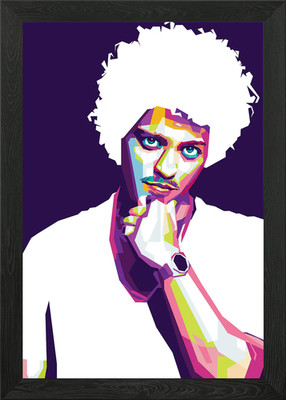 bruno mars gerahmtes Wandbild Poster Leinwanddruck Bild