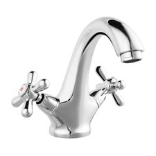 Nostalgie Waschtisch Armatur Wasserhahn Bad Waschbecken Mischbatterie von Ferro