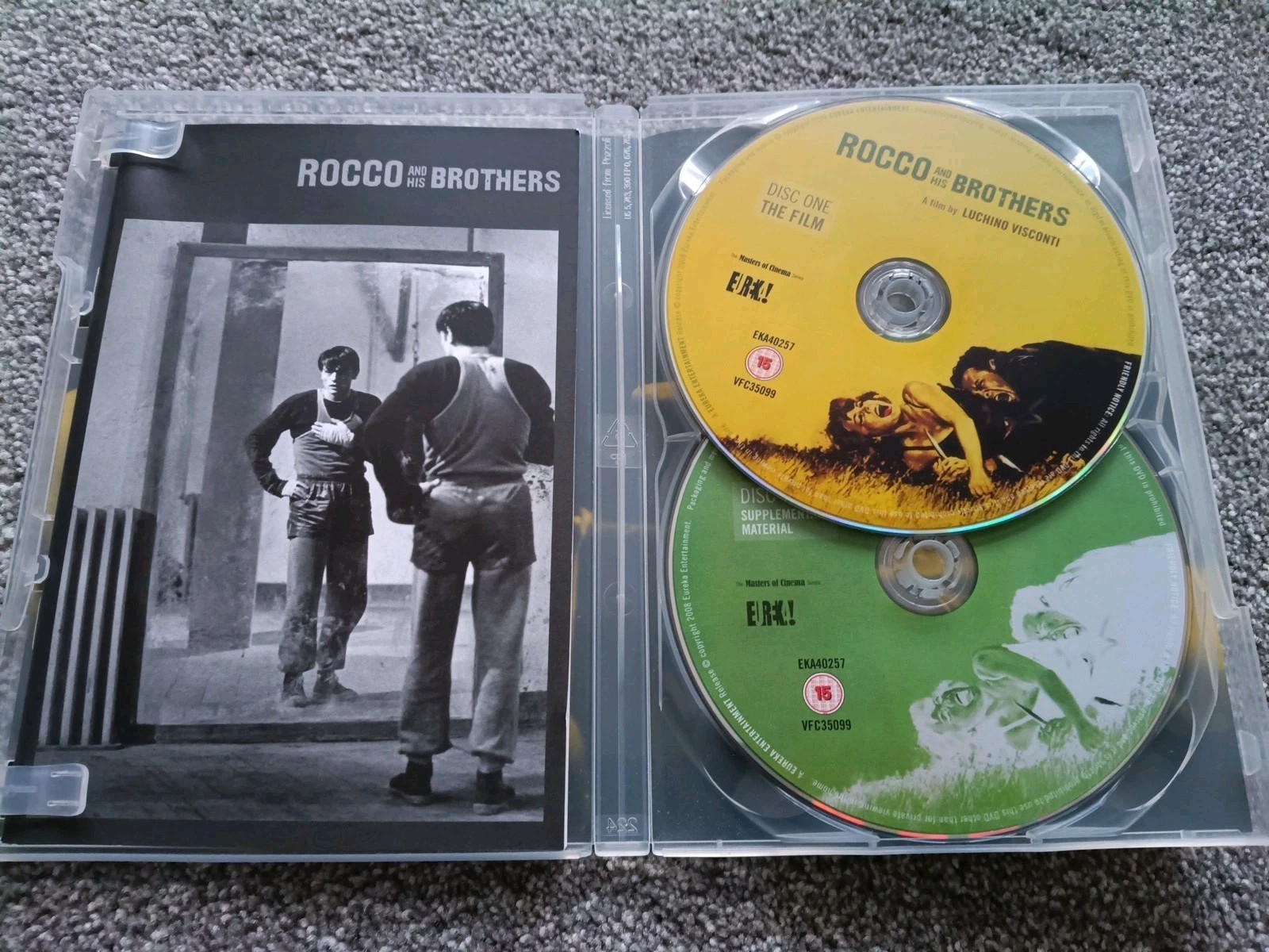 Rocco And His Brothers - The Masters Of Cinema Series DVD Eureka! 2 Disc Set VGC