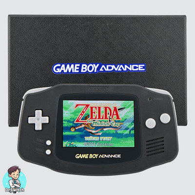 Nintendo Gameboy Advance - 3,0'' FunnyPlaying M2 IPS Display - Schwarz Black
